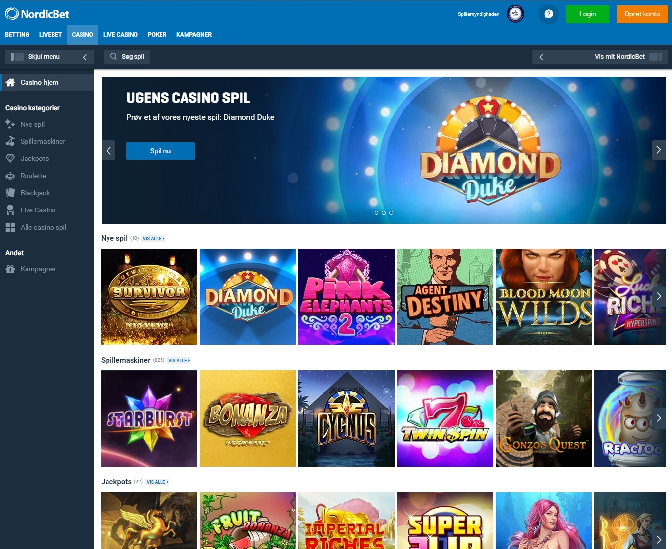 Nordicbet dk casino