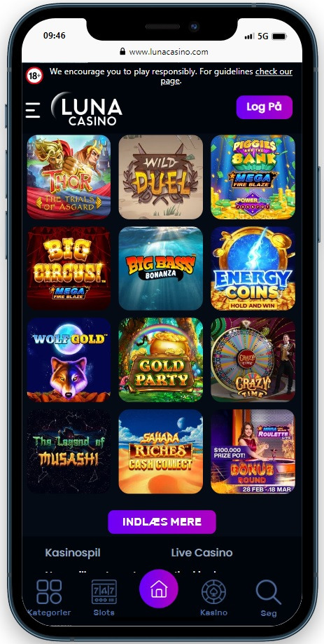 Lune Casino Spillemaskiner