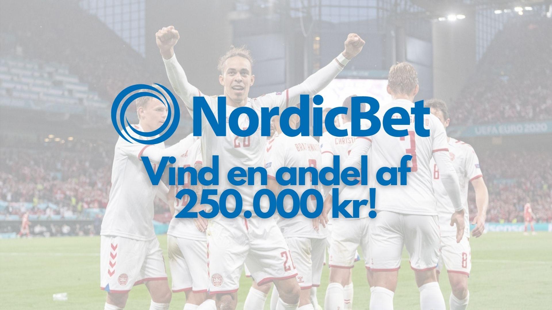 Vind en andel af 250.000 kr. hos NordicBet under EM 2020!