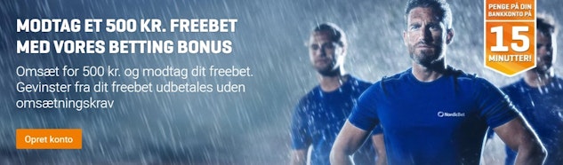 Nordic Bet Velkomstbonus Free Bet