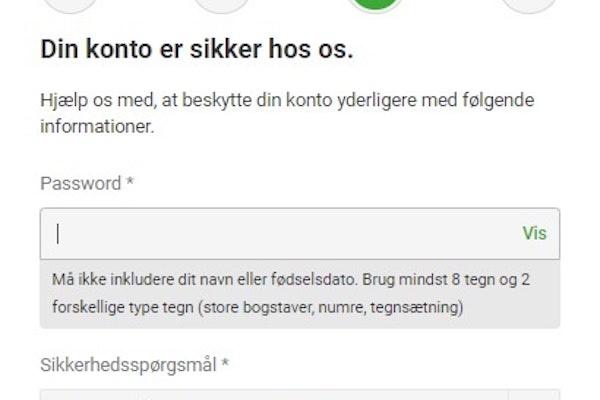 Unibet oprettelse 3