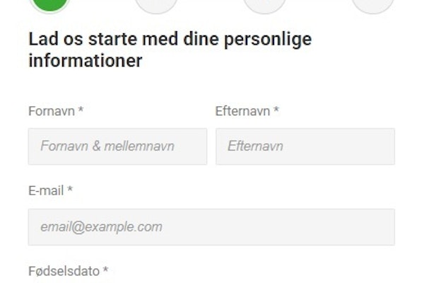 Unibet oprettelse