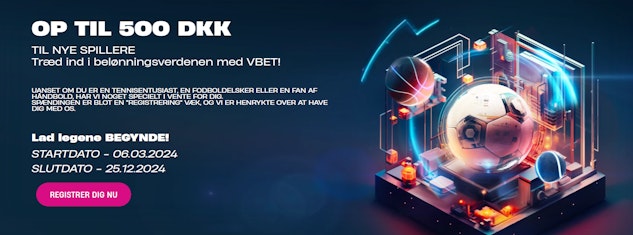 V Bet Velkomstbonus Banner